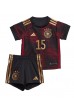 Duitsland Niklas Sule #15 Babytruitje Uit tenue Kind WK 2022 Korte Mouw (+ Korte broeken)